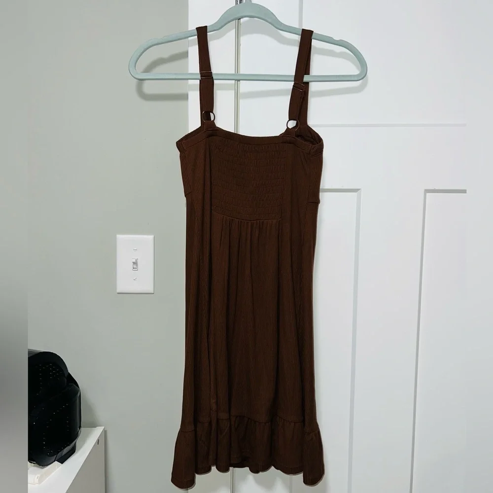 No Boundaries Brown Mini Dress - Picture 3 of 3